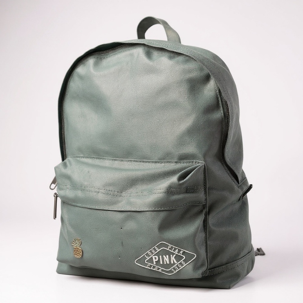 Victoria Secret Pink Nylon Mini Backpack Sage Green‎